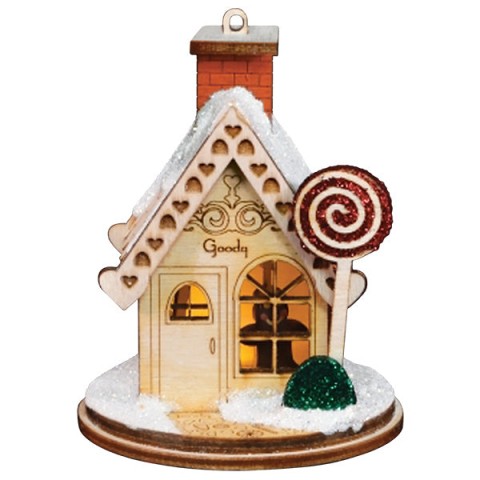 Ginger Cottages Wooden Ornament - Goody Goody Gum Drop - TEMPORARILY OUT OF STOCK